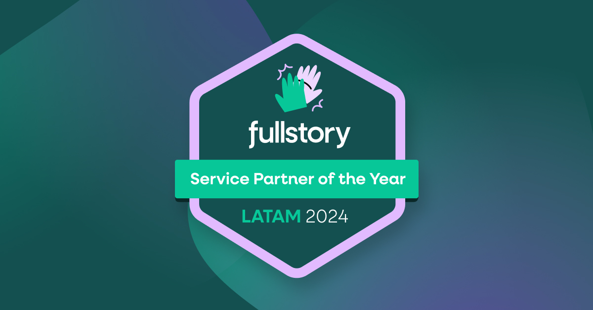 Prêmio Fullstory Service Partner of the Year